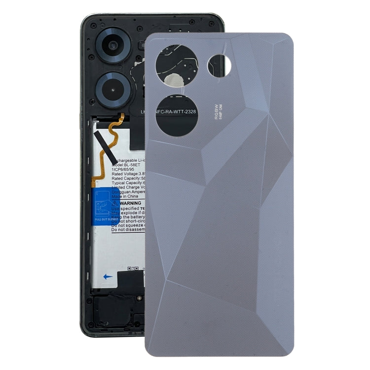 Tapa Trasera de Batería Tecno Camon 20 (Negro) Original