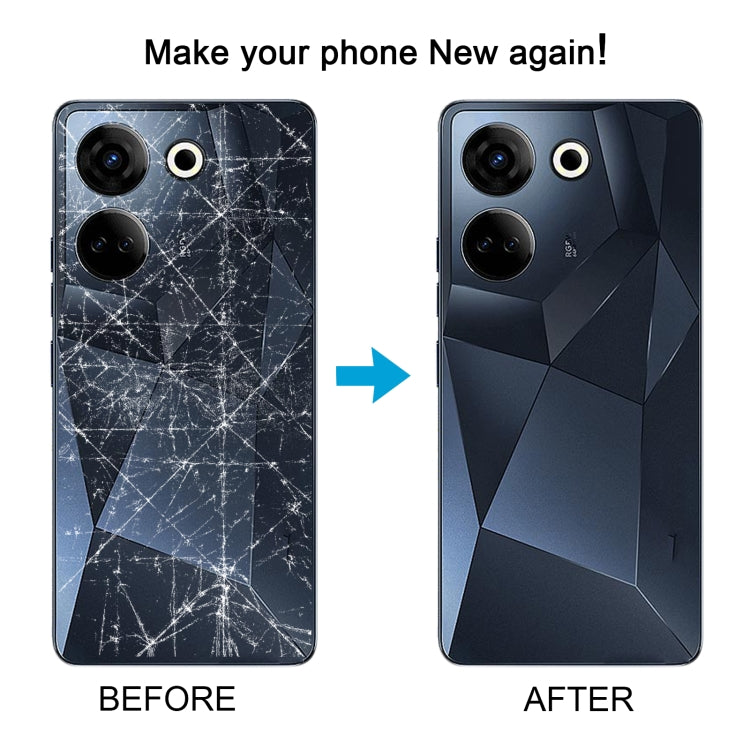 Couvercle arrière de batterie Tecno Camon 20 (Noir) Original