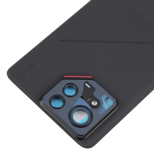 Tampa Traseira de Vidro com Moldura de Câmara Asus Rog Phone 9 Pro 5G (Preto Fosco)
