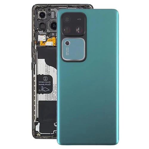Coque arrière de batterie Vivo S18 5G avec couvercle d'objectif de caméra (vert)