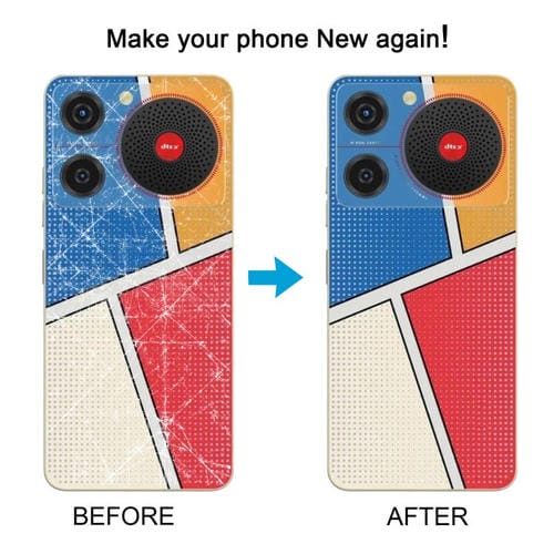 Tapa Trasera de Vidrio Batería con Adhesivo ZTE Nubia Music Z2353 (Multicolor)