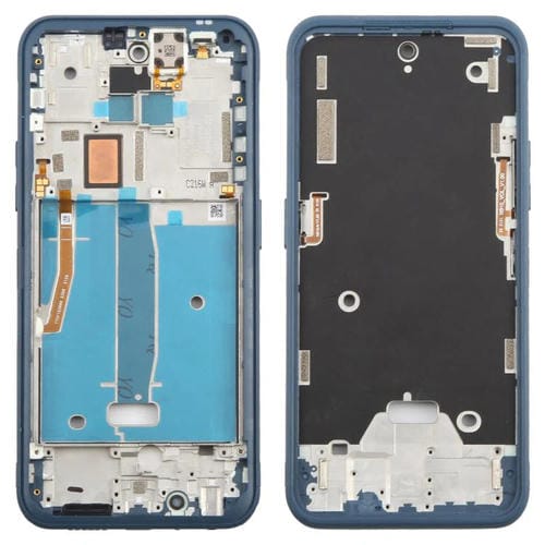 Cadre d'écran LCD avec boîtier avant Nokia XR20 (Bleu)