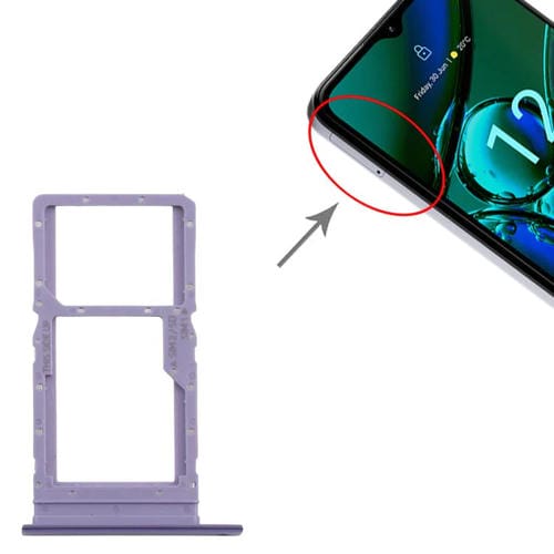 Vassoio Scheda SIM Originale Nokia G42 + Vassoio Micro SD (Viola)