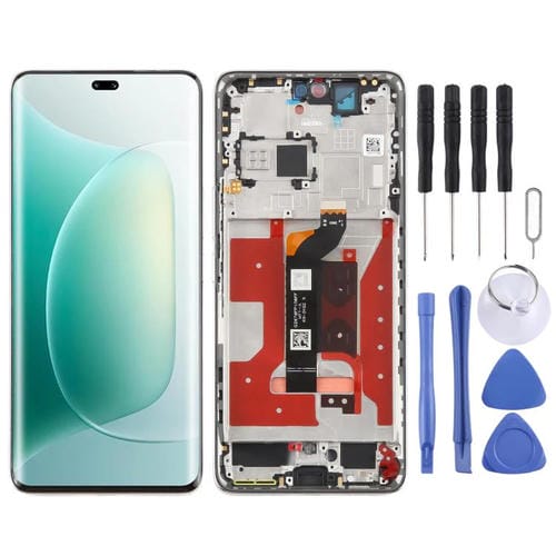 Original Full Screen Honor 300 Pro with Frame (Silver)