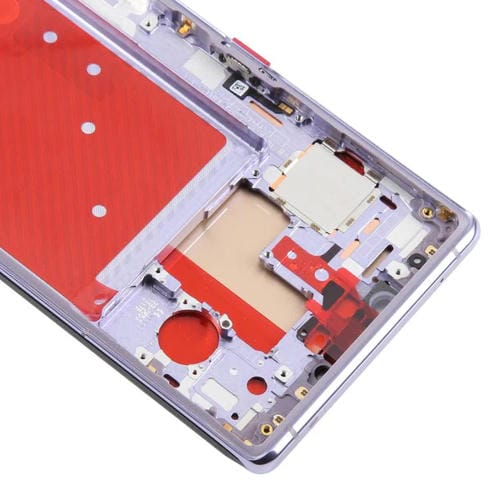 Schermo Completo TFT Huawei Mate 30 Pro con Cornice senza Identificazione delle Impronte (Viola)