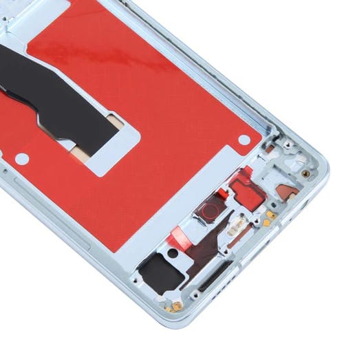 Schermo Completo TFT Huawei P30 con Cornice senza Identificazione delle Impronte Digitali (Blu)