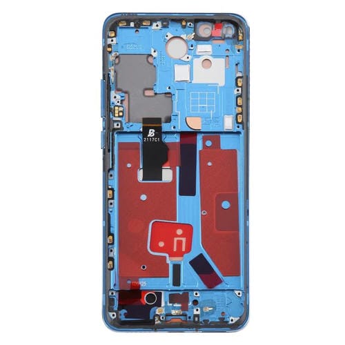 Schermo Completo TFT Huawei P40 Pro con Cornice senza Identificazione delle Impronte Digitali (Blu)