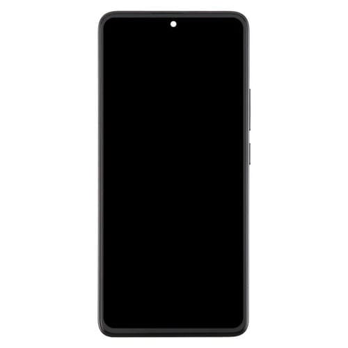 Écran complet AMOLED Xiaomi Redmi Note 14 5G Inde avec cadre (Noir)