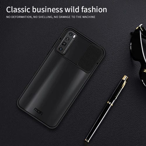 Para Huawei nova 7 Pro MOFI Xing Dun Series PC + TPU Anti-peep Carcasa protectora todo incluido impermeable y anti-caída, Translúcido Frosted (Negro)