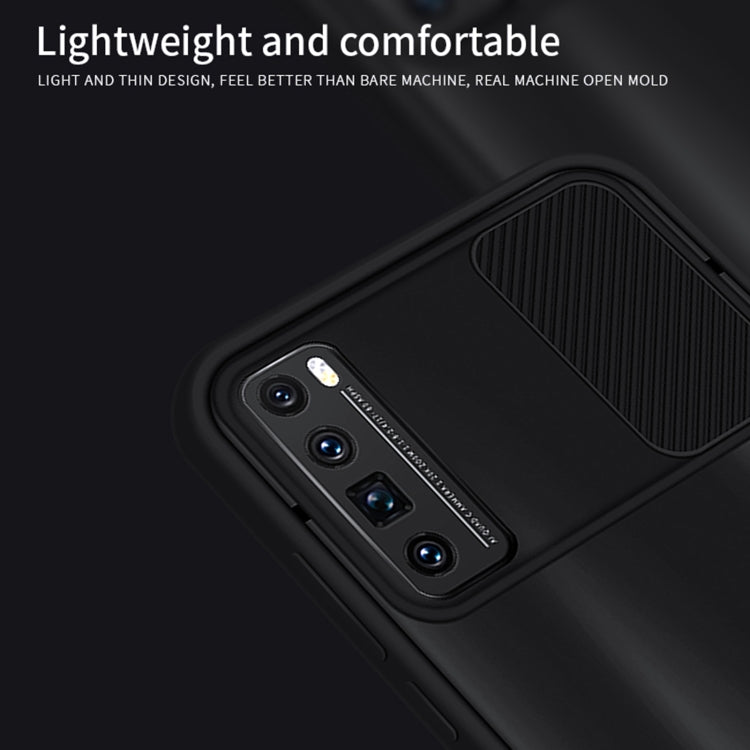 Para Huawei nova 7 Pro MOFI Xing Dun Series PC + TPU Anti-peep Carcasa protectora todo incluido impermeable y anti-caída, Translúcido Frosted (Morado)