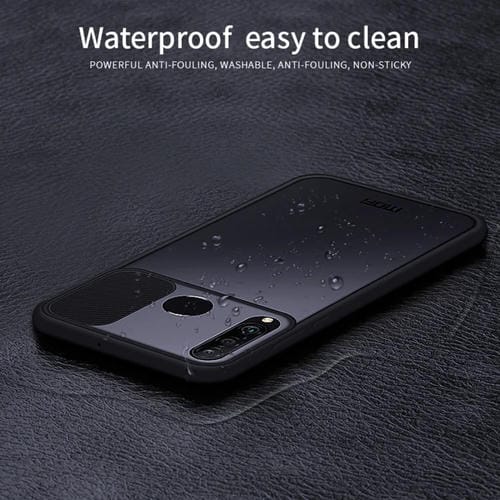 Para Huawei P30 lite MOFI Xing Dun Series PC + TPU Anti-peep Carcasa protectora todo incluido impermeable y anti-caída, Translúcido Frosted (Morado)