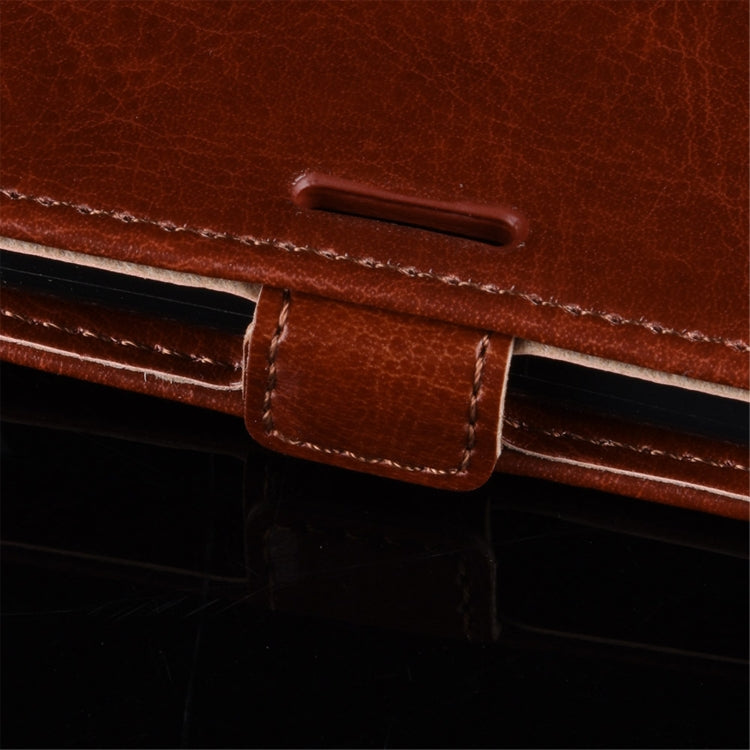 Para Nokia 3.4 R64 Funda protectora de cuero con solapa vertical con textura con ranuras para tarjetas y marco de fotos (marrón)
