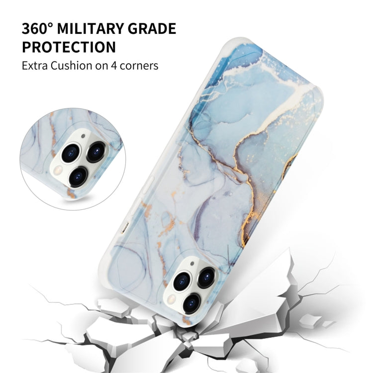 Funda para iPhone 12 Pro Max Four Corners Anti-Shattering Flow Gold Marble Imd (Verde Ld7)