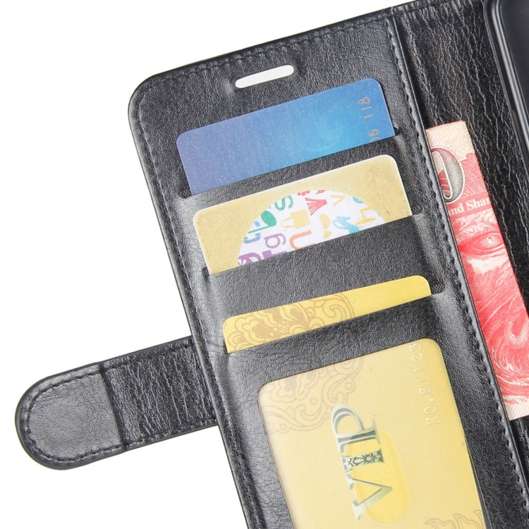 Para Nokia 5.4 R64 Funda protectora con solapa horizontal con textura con soporte y ranuras para tarjetas, billetera y marco de fotos