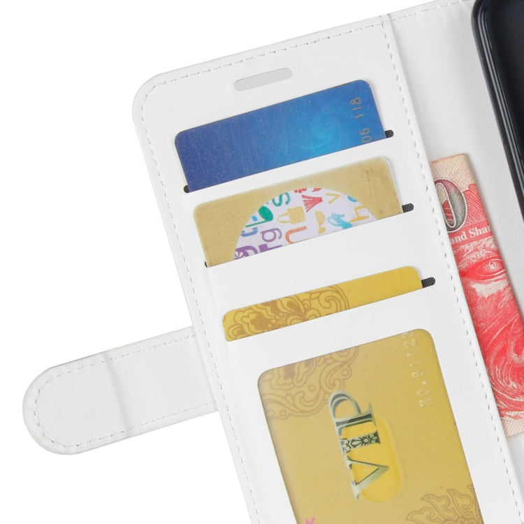 Para Nokia 5.4 R64 Funda protectora con solapa horizontal con textura con soporte y ranuras para tarjetas, billetera y marco de fotos