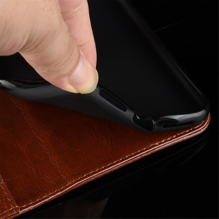 Para Nokia 5.4 R64 Funda protectora con solapa horizontal con textura con soporte y ranuras para tarjetas, billetera y marco de fotos