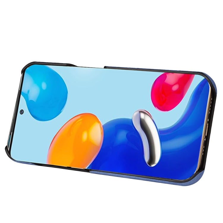 Para Samsung Galaxy A23 4G Soporte de anillo Honeycomb PU caja del teléfono (café)