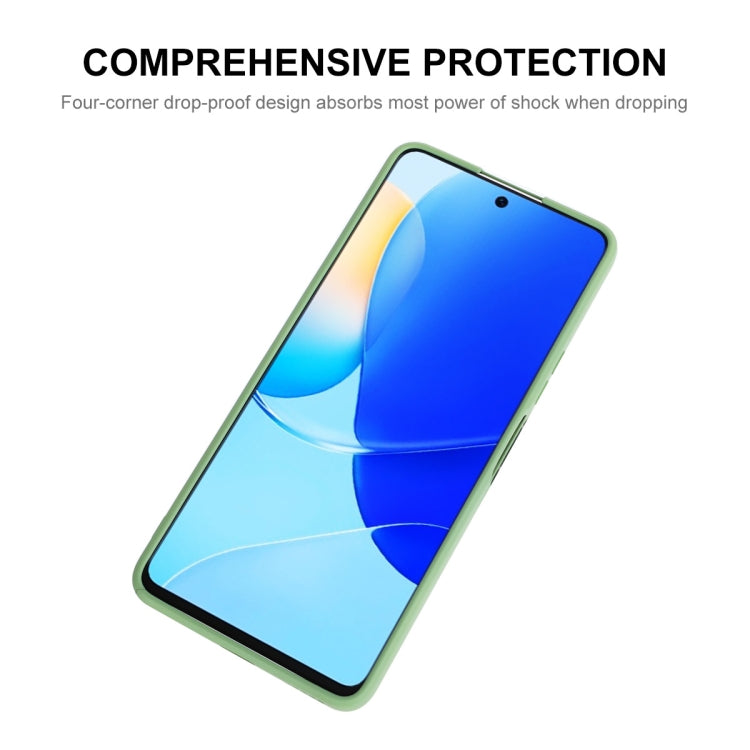 Para Huawei Nova 9 SE / Honor 50 SE ENKAY Funda de teléfono de silicona líquida a prueba de golpes (Negro)