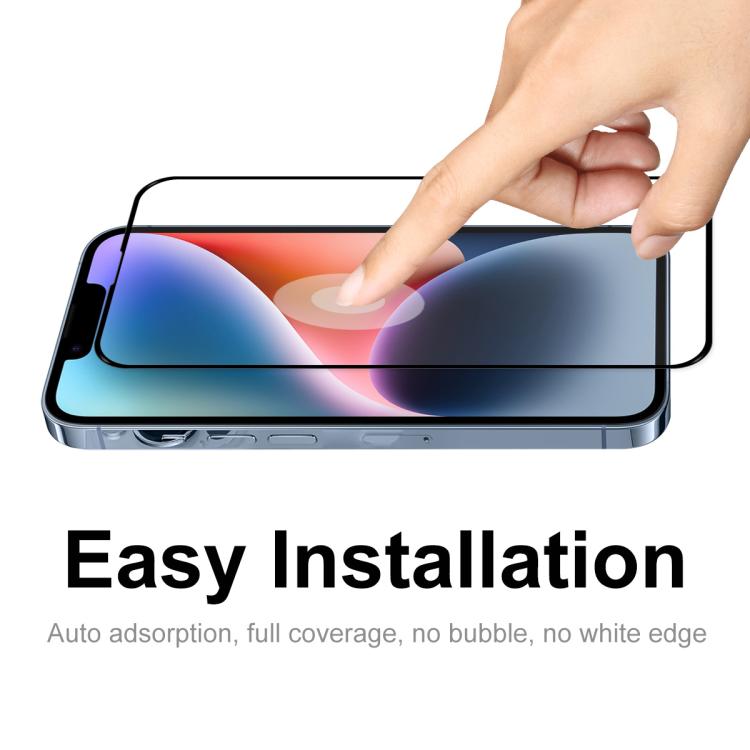 Película de Vidrio Templado Enkay para iPhone 16E con Pegamento Completo (10 Piezas)