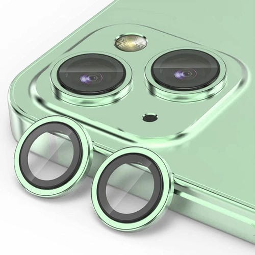 Película de Vidrio Enkay para Lente de Cámara iPhone 15/15 Plus Antirreflejo (Verde) - MOVILSTORE