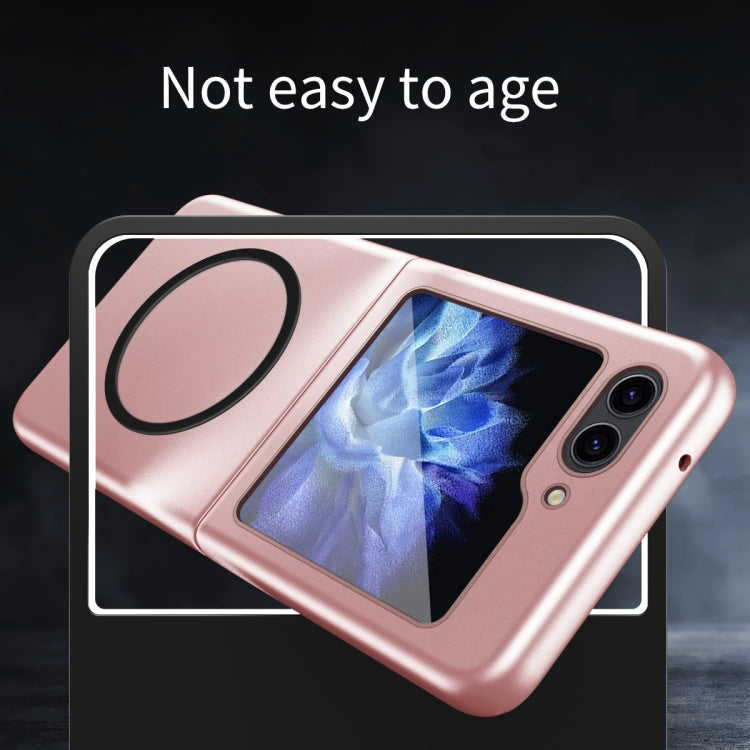 Funda magnética MagSafe a prueba de golpes para Samsung Galaxy Z Flip7 5G (rosa)