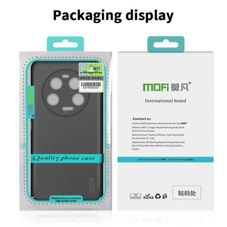 Funda ultrafina de PC esmerilada con todo incluido para Xiaomi 15S Pro MOFI Fandun Series (azul)