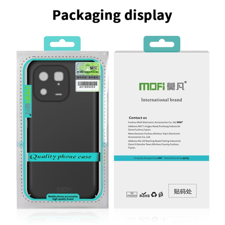 Funda rígida policarbonato Mofi iPhone 16E protección ultrafina (Negra)