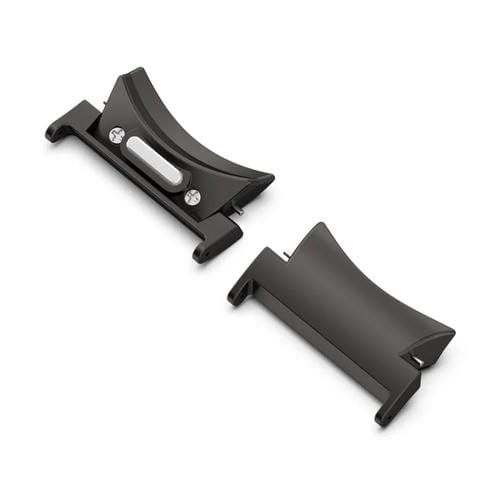 Samsung Galaxy Watch 6/6 Classic Metal Curved Band Connectors (Black) 20mm (1 Pair)