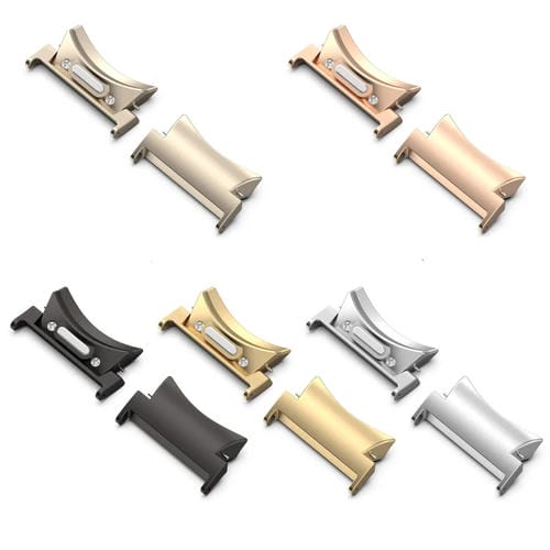 Conectores de Banda Samsung Galaxy Watch 6/6 Classic Metal Curvo (Negro) 20mm (1 Par)