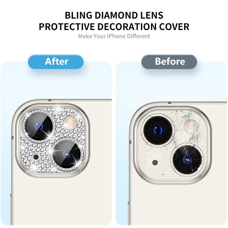 Lente de Cámara + Protector Vidrio Templado Enkay Hat-Prince Blink Diamond para iPhone 15/15 Plus (Verde) - MOVILSTORE