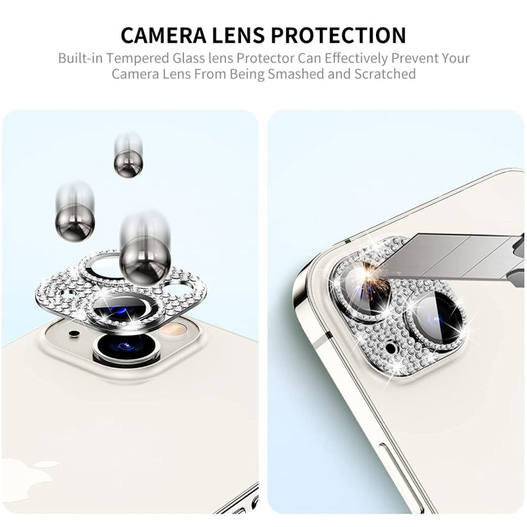 Lente de Cámara + Protector Vidrio Templado Enkay Hat-Prince para iPhone 15/15 Plus (Azul Sierra) - MOVILSTORE