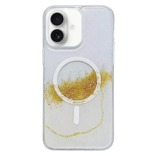 Funda híbrida TPU con Magsafe para iPhone 16 Plus (Blanca)
