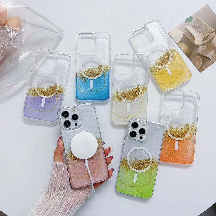 Funda híbrida TPU con Magsafe para iPhone 16 Pro Max (Amarilla)