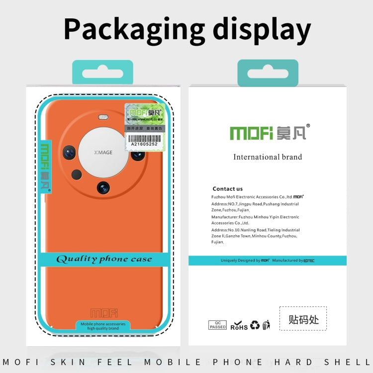 Funda para Teléfono Huawei Nova 13 Pro Mofi Qin Series con PC y Tacto Agradable (Azul)