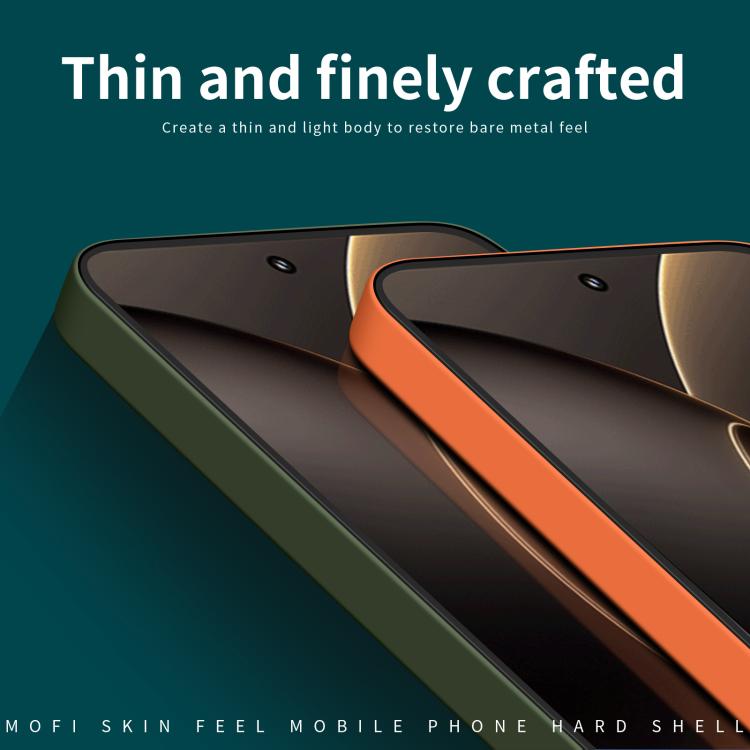 Funda de PC con diseño integral para Xiaomi 15s Pro MOFI Qin Series (gris)