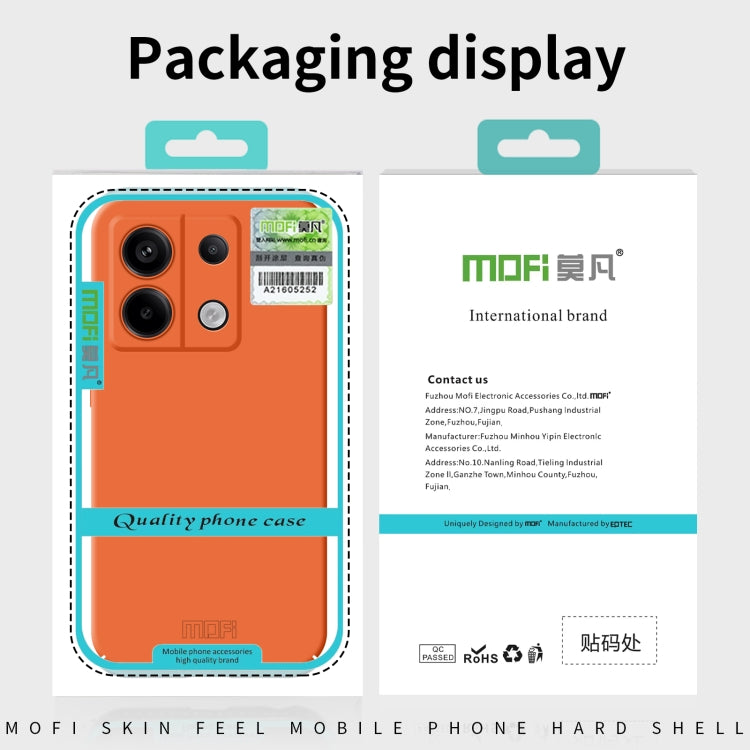 Funda de PC con diseño integral para Xiaomi Civi 5 Pro MOFI Qin Series (gris)