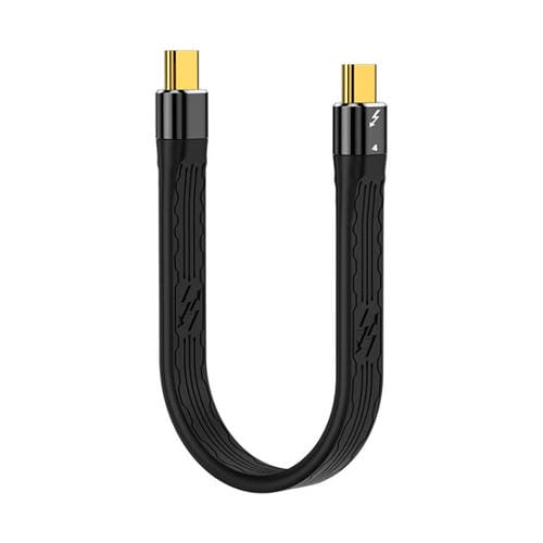 Cable De Datos FPC Thunderbolt 4 USB-C Type-C Macho a Macho PD 100W 13 cm