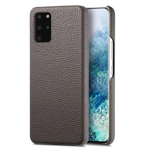 Funda Trasera Samsung Galaxy S20 Litchi Oil Edge Cuero (Gris)