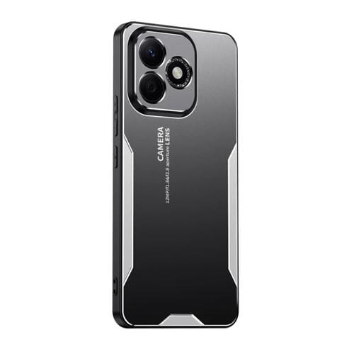 Funda Híbrida Metal y TPU para Honor X60I Blade Series (Plateada)