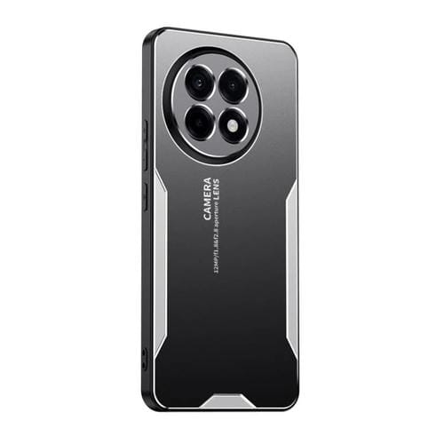 Funda híbrida Metal TPU OnePlus Ace 5 Ace 5 Pro Blade Series (Plateada)