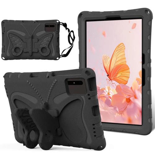 Funda de EVA a prueba de golpes con soporte de mariposa para Xiaomi Redmi Pad 2/SE 11 2025 (negra)