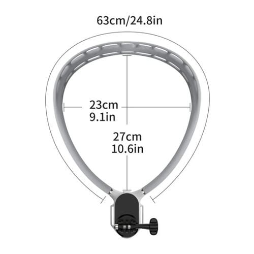Soporte de Sujeción para Teléfono Sx-P05 con Collar Magnético y Vista En Primera Persona (Gris)