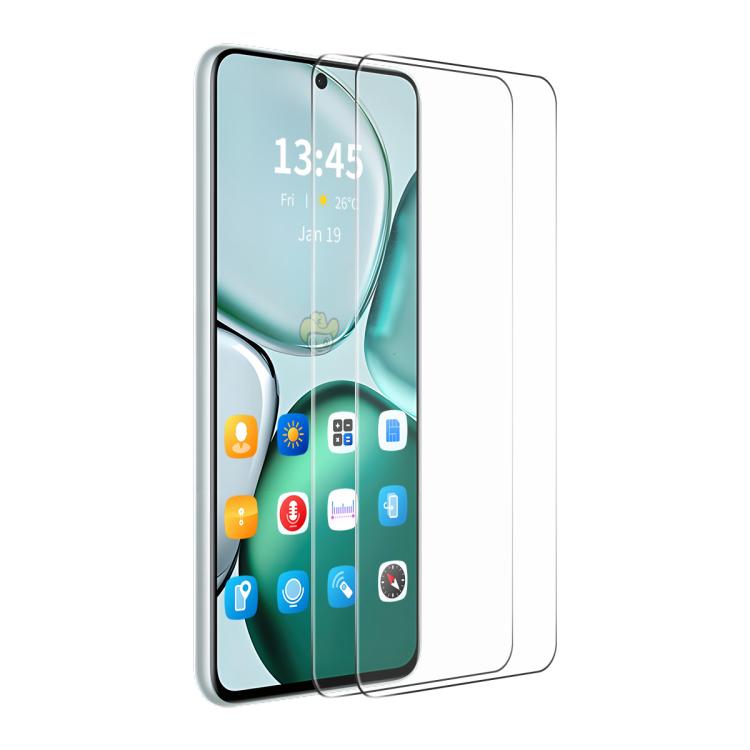 2 películas de vidrio templado ENKAY de 0,18 mm de alto, de aluminio y silicio, compatibles con desbloqueo ultrasónico de huellas dactilares para Redmi K80 Ultra.