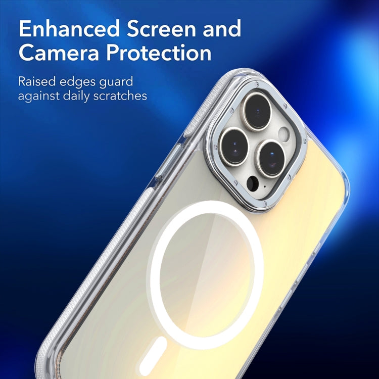 Funda para Teléfono Magsafe iPhone 14 Pro Degradado Dos Colores (Blanca)