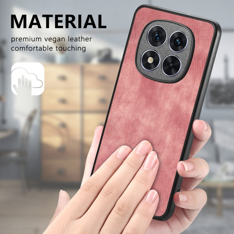 Funda trasera de cuero vintage para Redmi Turbo 4 Pro (azul)