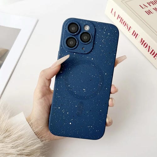 Funda para iPhone 11 Pro Max Starry Sky TPU a Prueba de Golpes Magsafe (Azul Oscuro)
