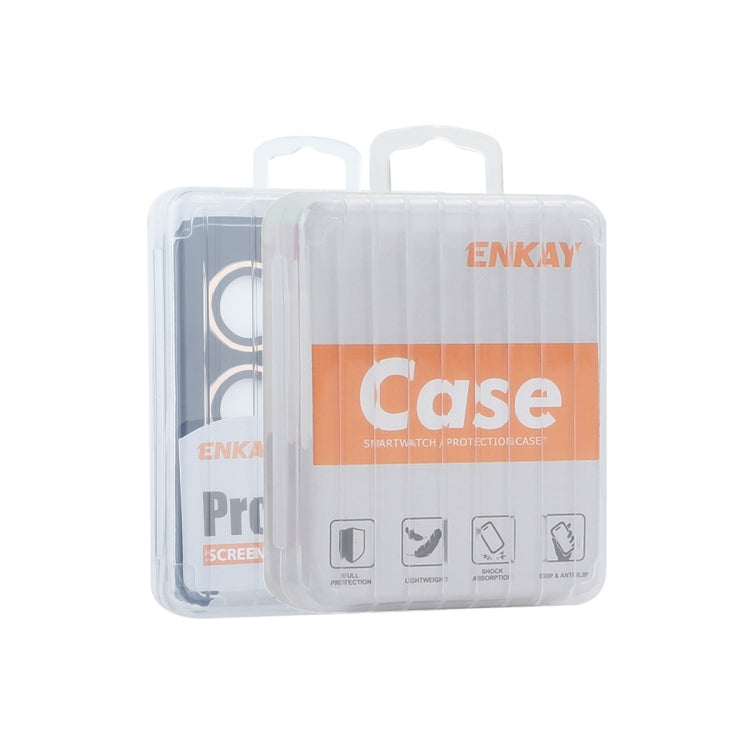 Película de Vidrio Templado Enkay 9H para Lente Trasera iPhone 16E (Plateada)