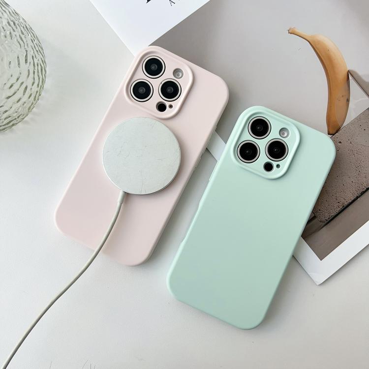 Funda Híbrida de Poliuretano Termoplástico TPU con Chip IC Magsafe para iPhone 14 Pro Max (Morado)