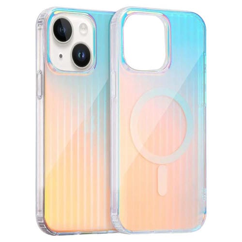 Funda para Teléfono Magsafe iPhone 13 Textura Grabada con Láser Rayas Verticales