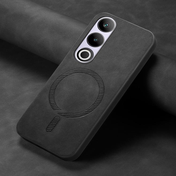 Funda para OnePlus Nord Ce4/Ace 3V con Tapa Trasera PU Magsafe (Negra)